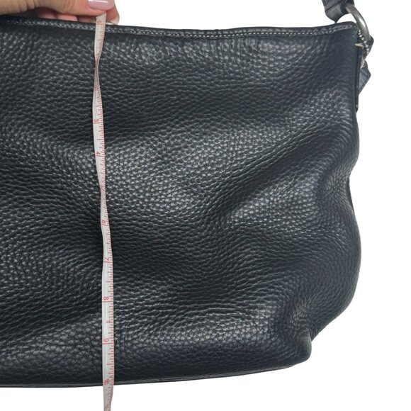 Vintage COACH Sarah Black Pebbled Leather Hobo Bag - F13094 - Picture 11 of 13